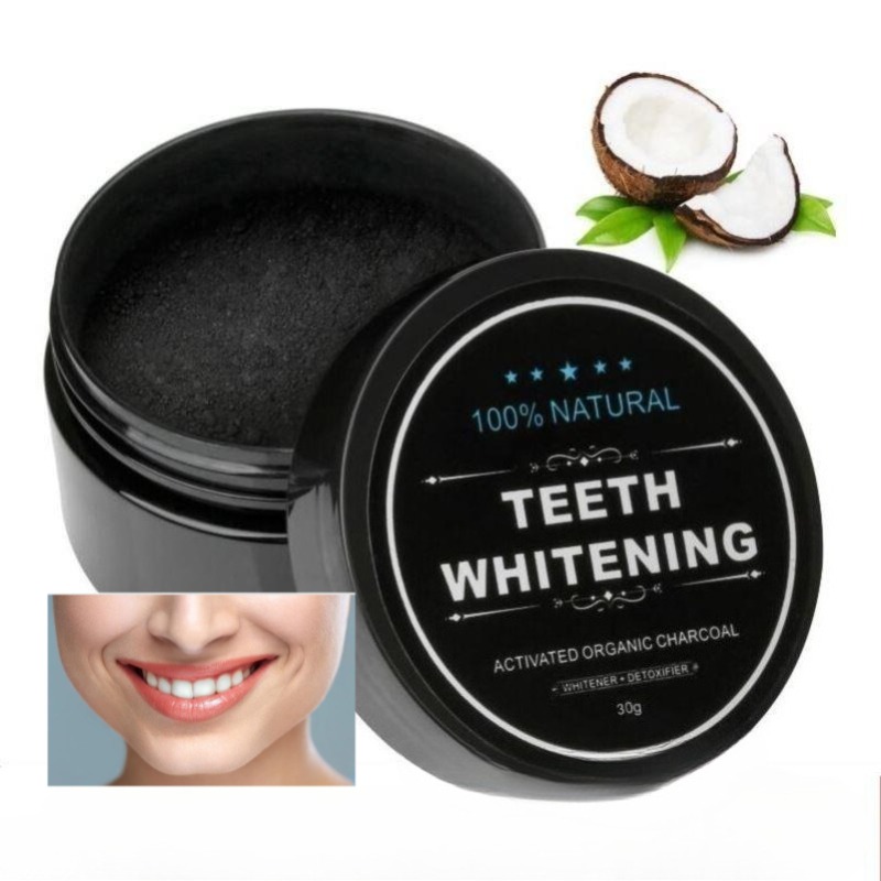 Teeth Whitening Pens - 1 Box Aktivkohle-Zahnaufhellungspulver, Zahnreinigungspulver aus Holzkohle,