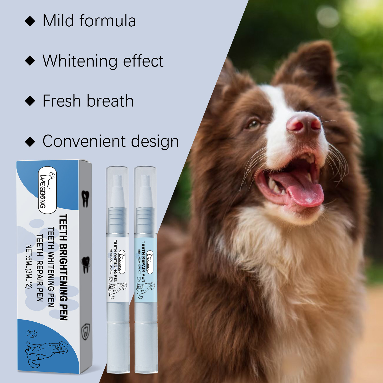 Haustier-Zahnaufhellungsstift- – Teeth Whitening Pens Bewertung und Preis