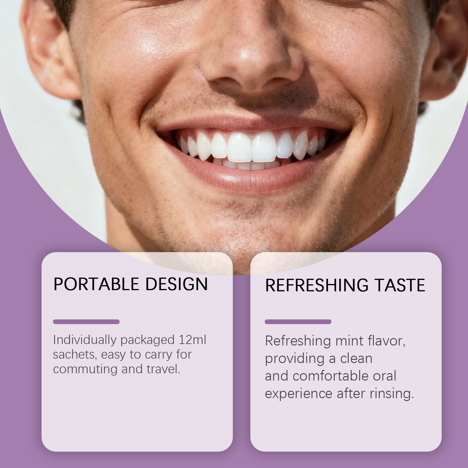 Lila Mundspülung, Zahnaufhellu – Teeth Whitening Mouthwash Bewertung und Preis